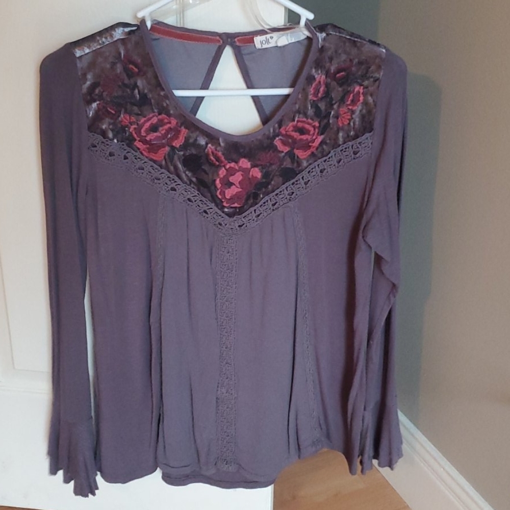 Junior long sleeve blouse